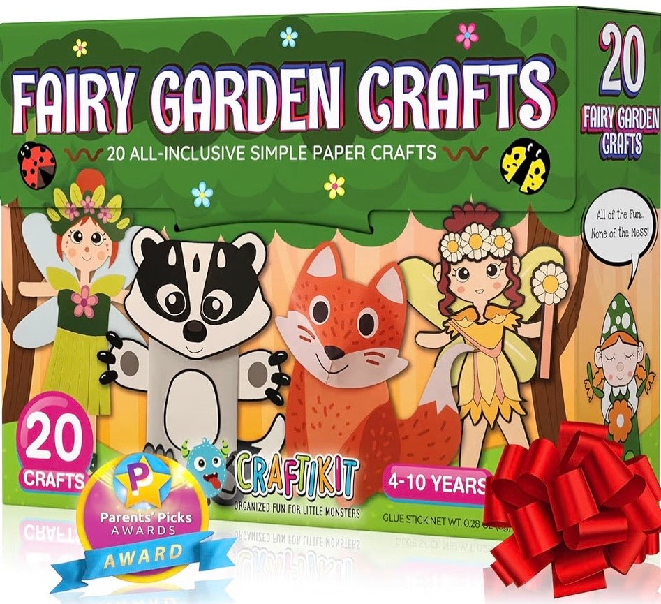 Alura Craftikit® 20 Award-Winning Animal Toddler Arts & Crafts for Kids Alura