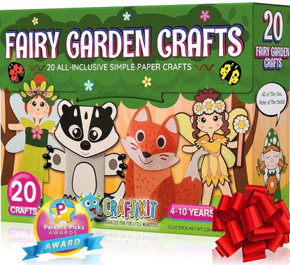 Alura Craftikit® 20 Award-Winning Animal Toddler Arts & Crafts for Kids Alura
