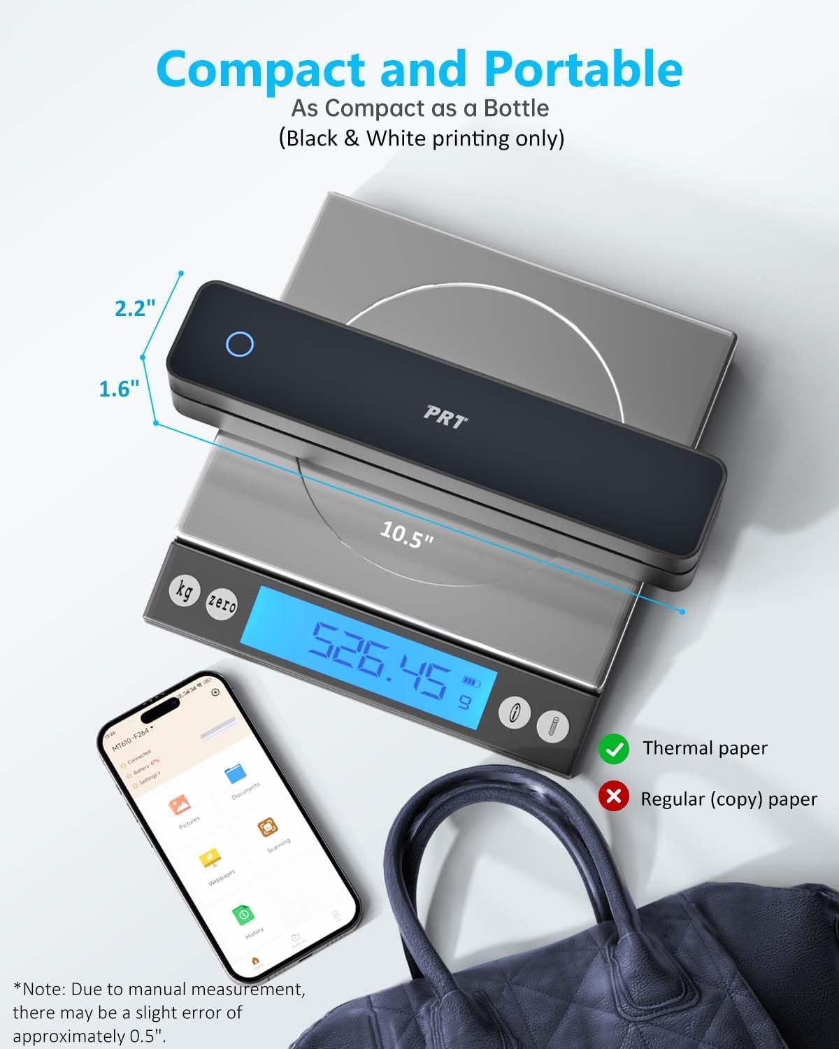 **Ultra-Portable Inkless Printer™** Alura