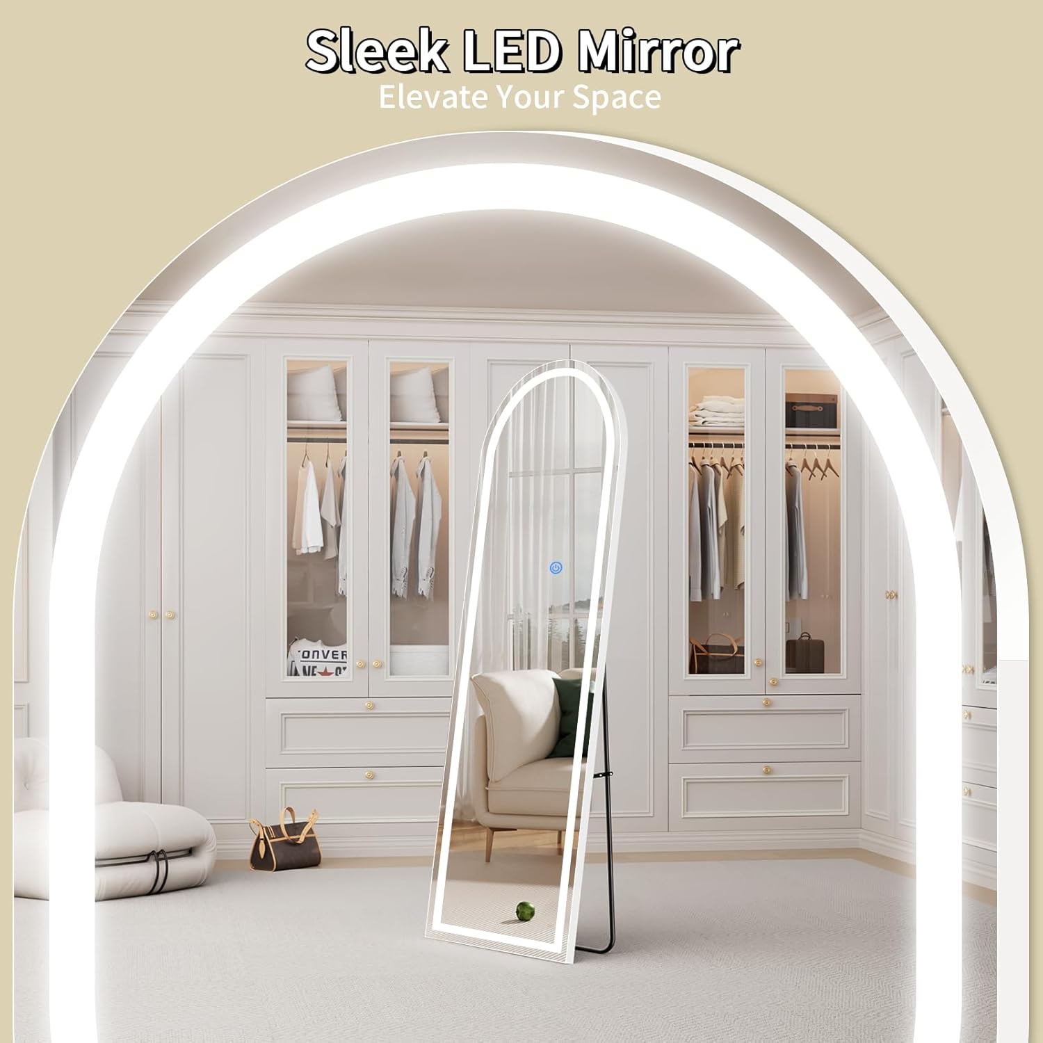 Illuminate Full-Length Mirror with LED™ Alura