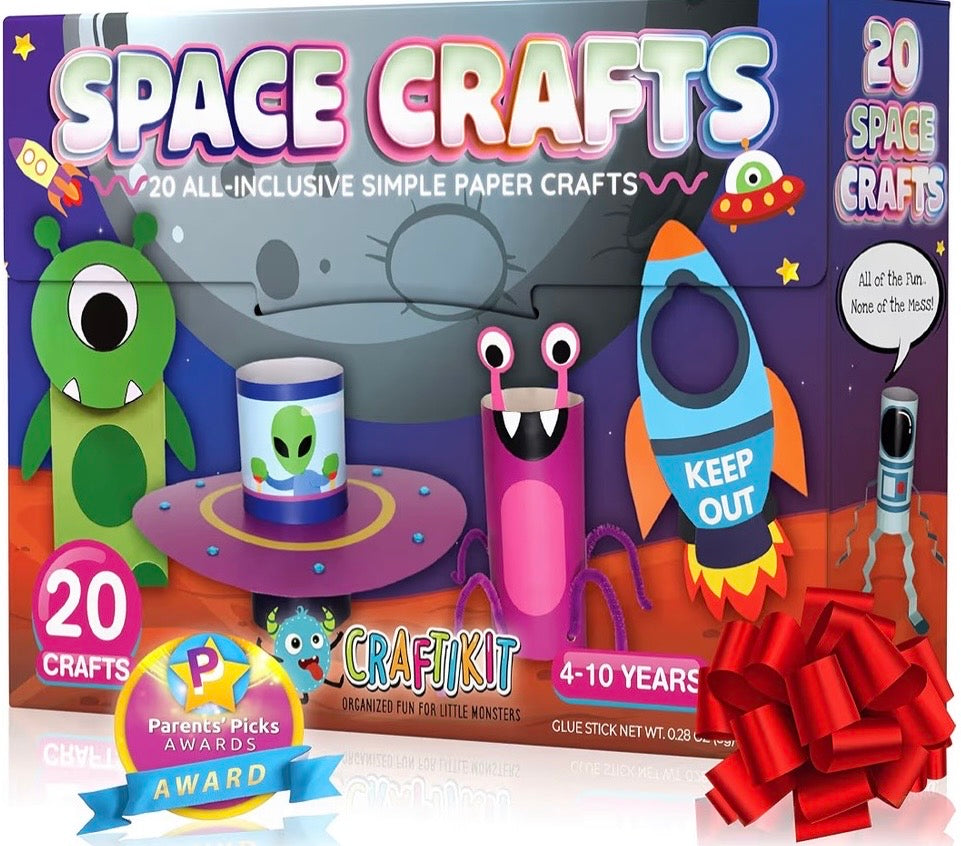 Alura Craftikit® 20 Award-Winning Animal Toddler Arts & Crafts for Kids Alura